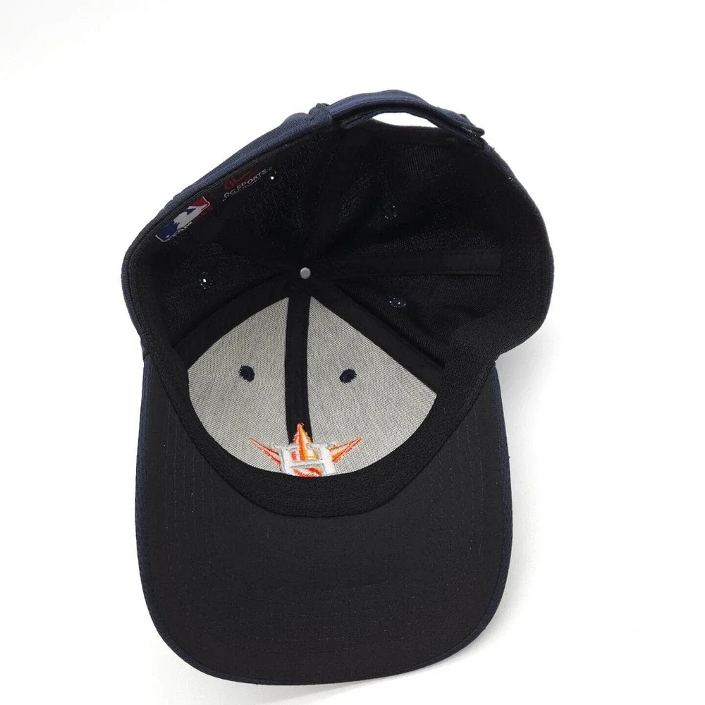 Houston Astros Strapback Hat Baseball Cap Team MLB Adult Adjustable‎ Blue OSFM